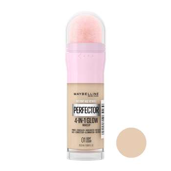 کرم پودر مایع میبلین مدل Perfector  گلو اینستنت پرفکتور 4 این 1 شماره 01 میبلین