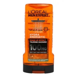 شامپو سر و بدن مردانه لورال LOREAL نارنجی اصل فرانسه سری HYDRA ENERGETIC حجم 300 میلی