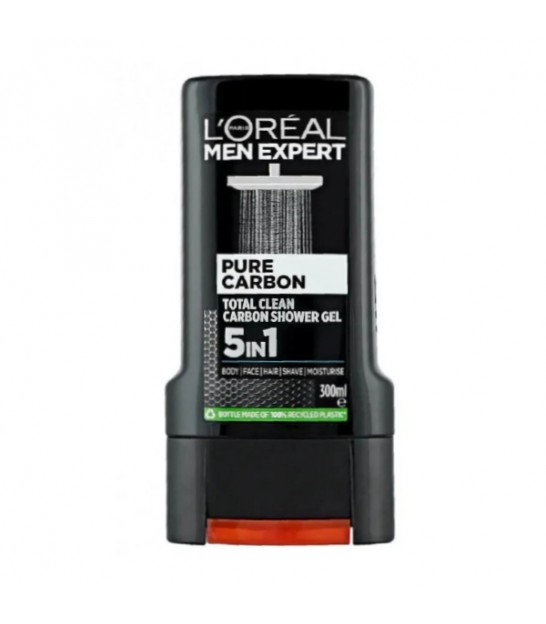 شامپو سر و بدن لورآل Loreal مدل Pure Carbon حجم 300 میل
