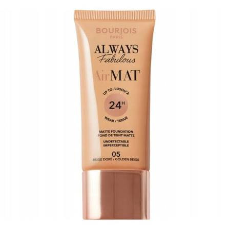 کرم پودر بورژوآ سری Air Mat شمار 05 رنگ GOLDEN BEIGE حجم 30 میلی لیتر